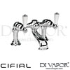 Cifial 31700A2 31700ABC 31700AWC Asbury 2 Hole Deck Filler Spare Parts